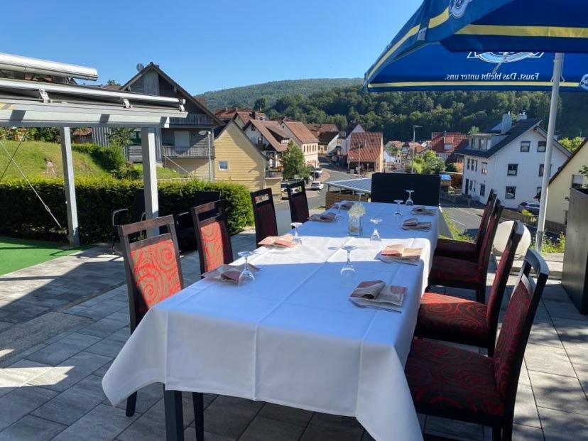 Hotel Cafe Gaestehaus Stefanie Partenstein Ngoại thất bức ảnh